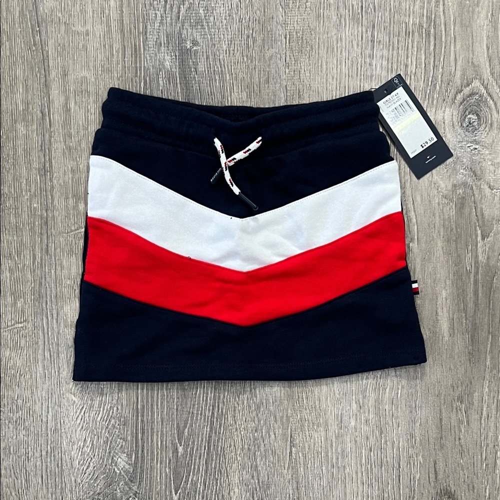 Tommy Hilfiger Kids Skirt - Navy, Red, and White